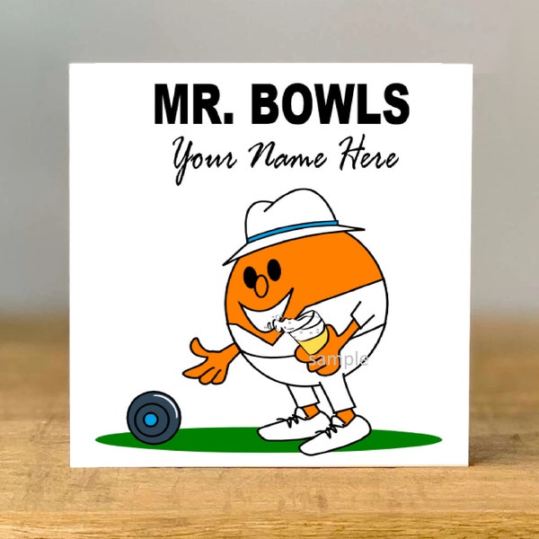 Lawn Bowls Birthday Etsy UK