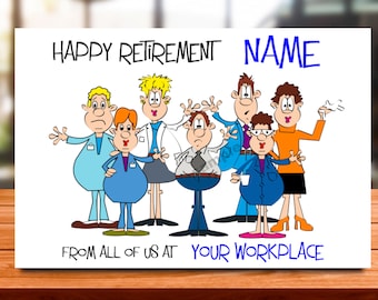 Personalised NHS Retirement Card, GP Surgery, Colleague, mum, dad, grandad, gran, nurse, doctor