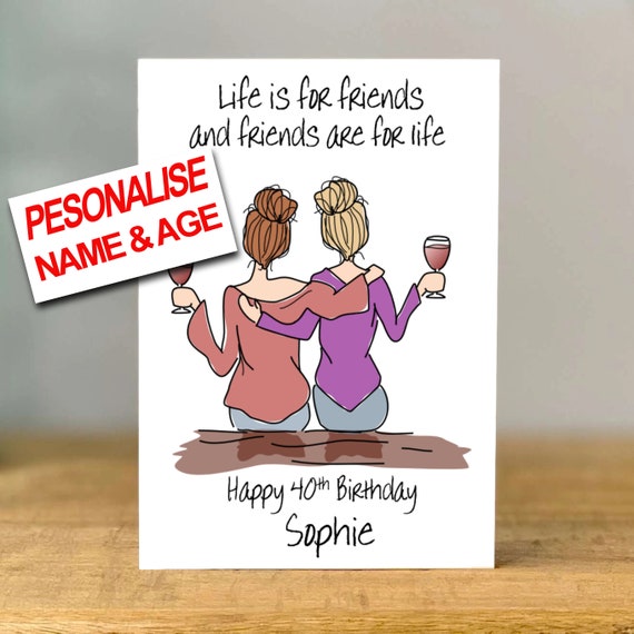 Happy Birthday Lady, Birthday Card. Lovely Friend Birthday Cards. Friend.  Sister. Mum. Girlfriend. Wife. Aunt. Aunty. Mother. Nan. Gran. 