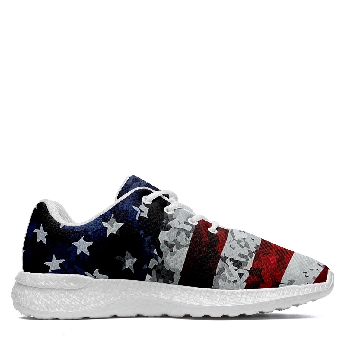 Custom USA Flag Sneakers American Flag Sports Running Shoes Etsy