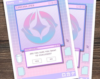 Lorcana Card Sleeve Artwork - A E S T H E T I C Lore
