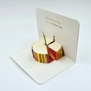 Birthday 3D Pop Up Card - Perfect Greeting for Pop Star Fans and Special Celebrations