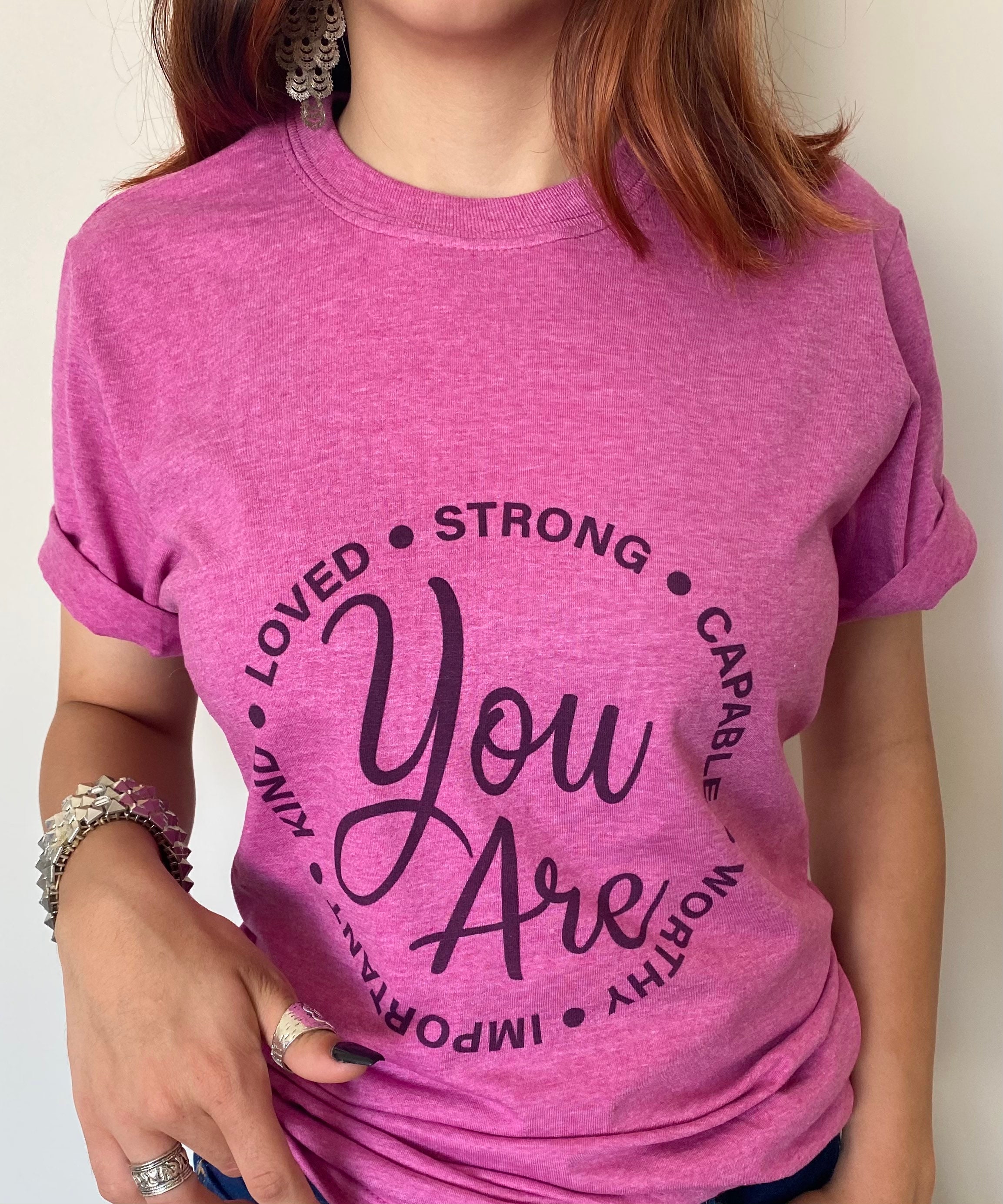 You are ..T-Shirt Inspirational T-Shirt Graphic T-Shirt | Etsy