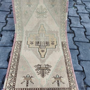 2x3 mini rug, vintage small rug,2x3 rug oushak small rug, natural small rug, small rug, 2x3 wool rug, turkish small rug, anatolian mini rug