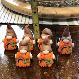 St. Patrick's Day Irish Leprechaun Gnome Rainbow Polymer Clay