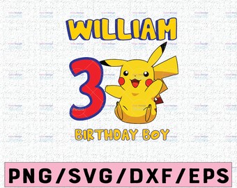 Download Pokemon Birthday Svg Etsy