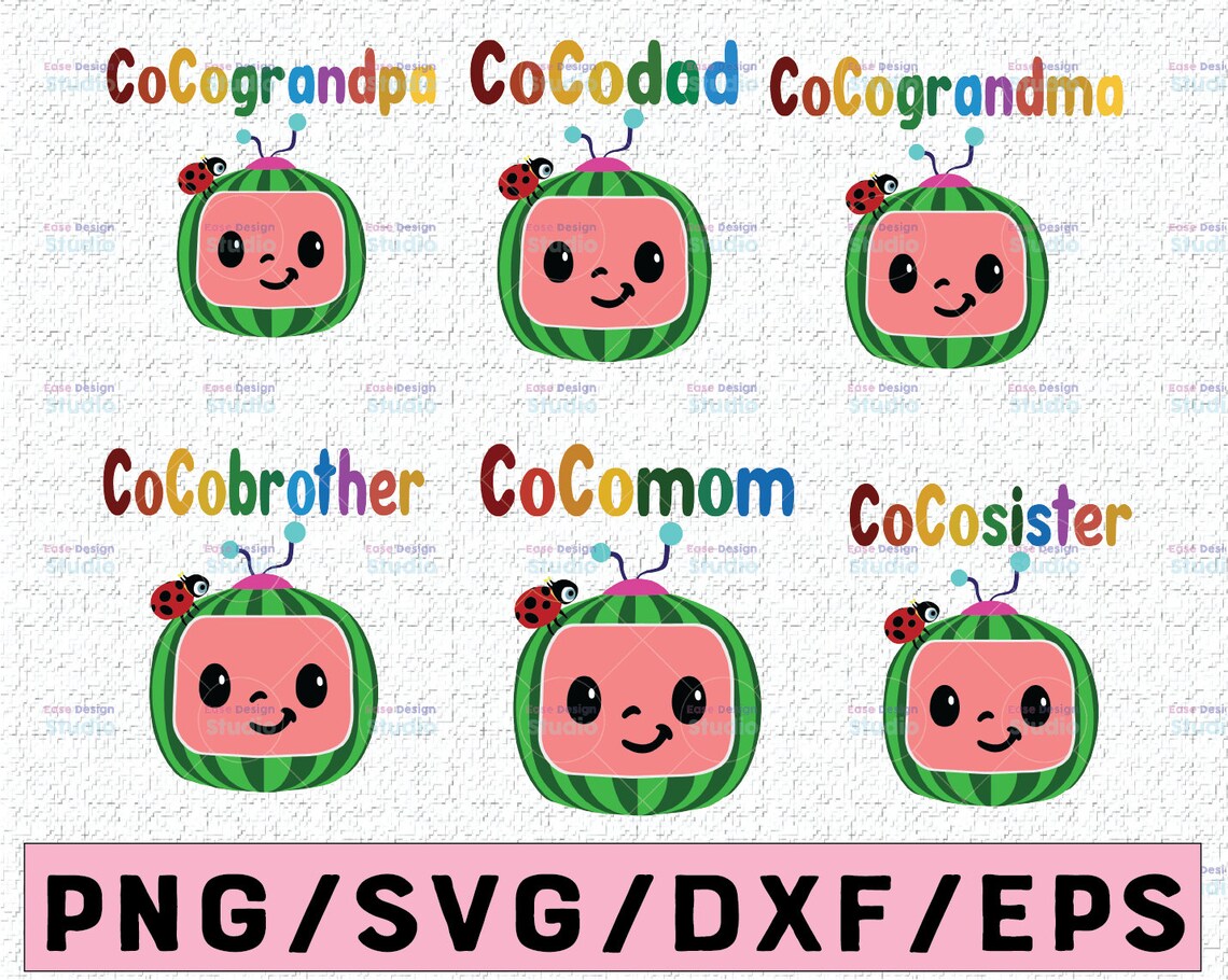 Free Free 51 Cocomelon Family Birthday Svg SVG PNG EPS DXF File