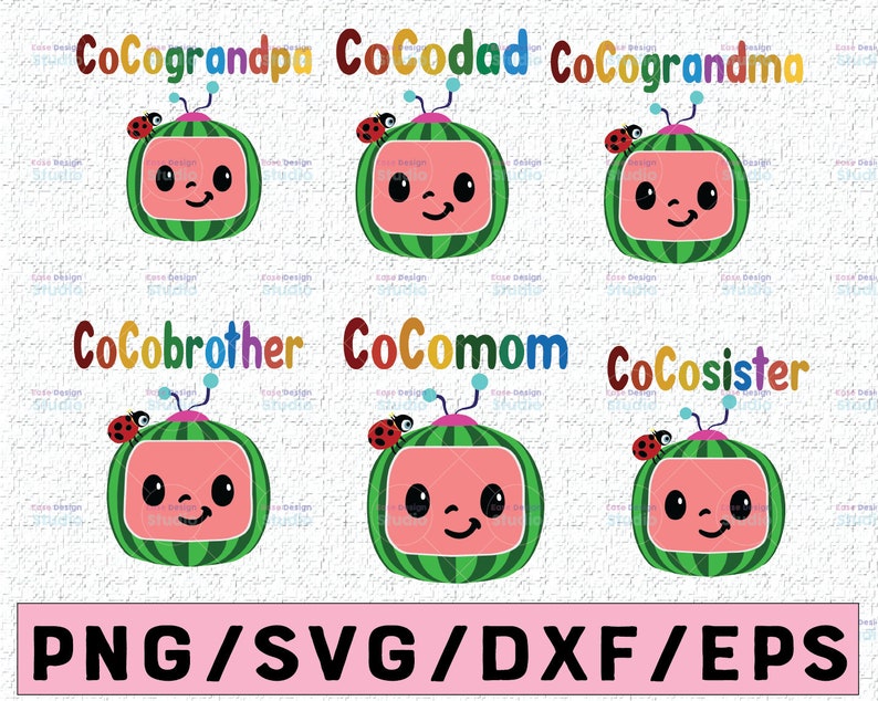 Free Free 80 Cocomelon Family Birthday Svg SVG PNG EPS DXF File
