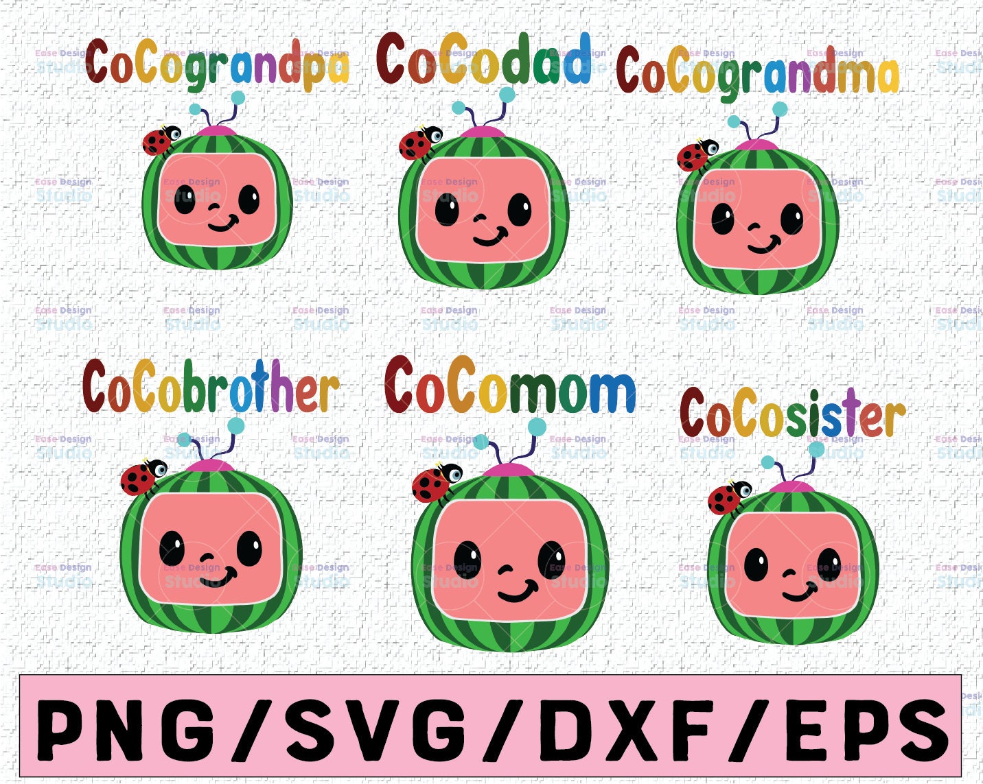 Free Free 178 Cocomelon Family Birthday Svg SVG PNG EPS DXF File