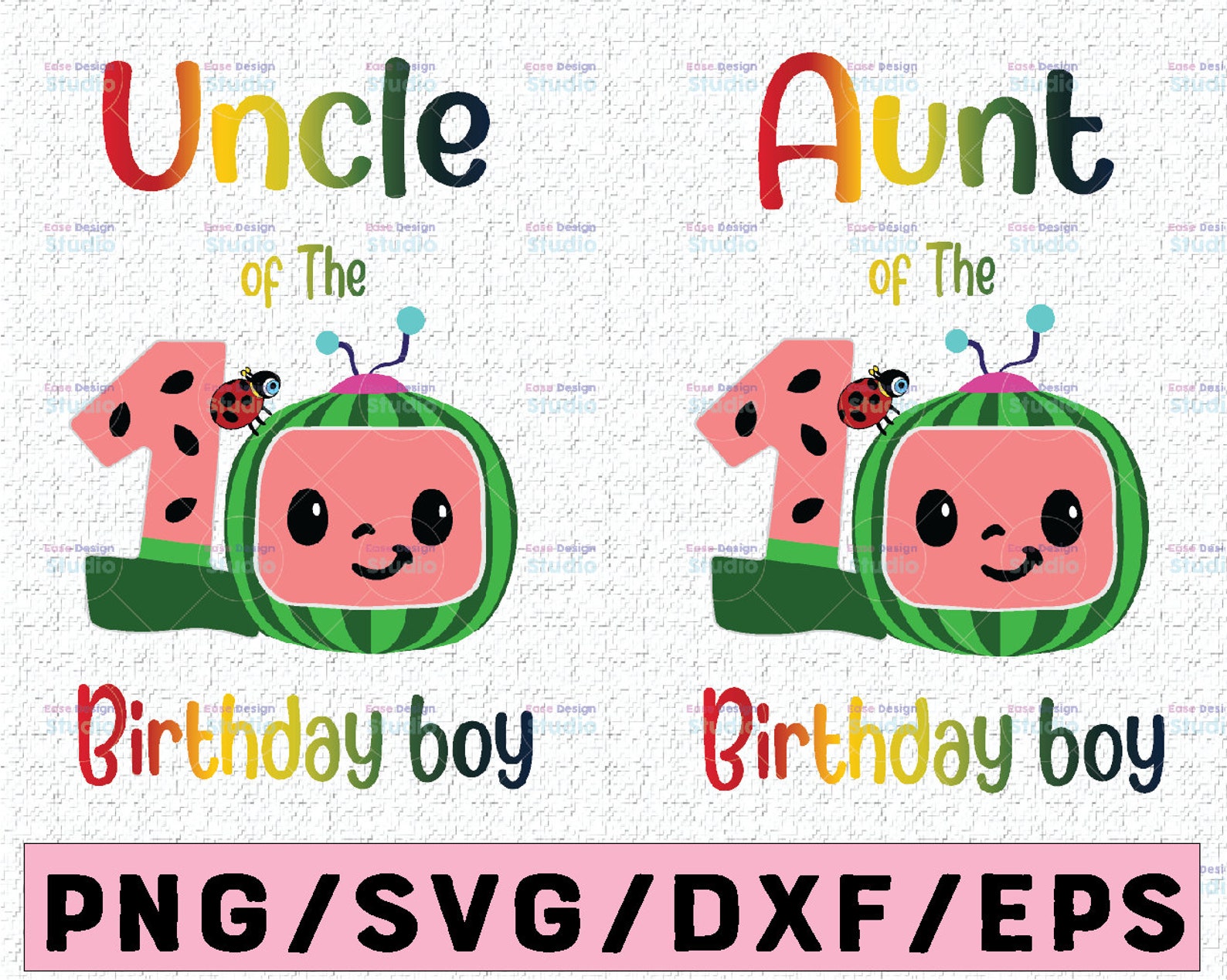 Download Cocomelon Uncle and Aunt Of Birthday Boy svg Coco Melon ...