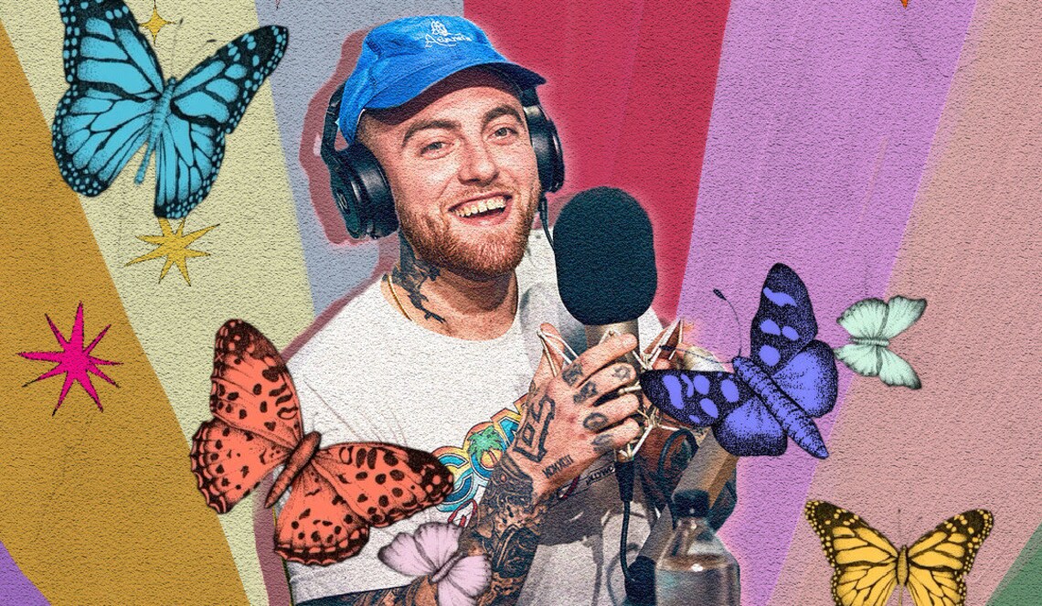 Mac Miller Swimming in Circles and Butterflies Etsy