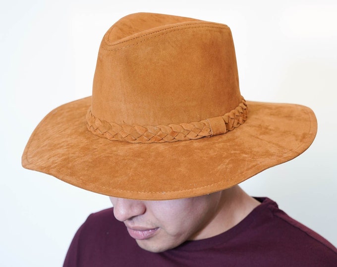 Men's Caramel Brown Fedora