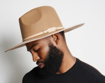Teardrop Pinched Crown Wool Felt Fedora 