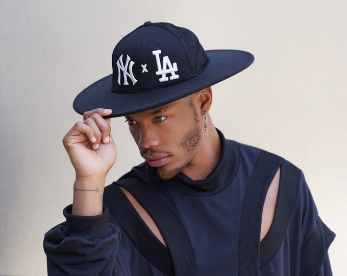 Hybrid Baseball Cap Fedora NY x LA - Wool Brim