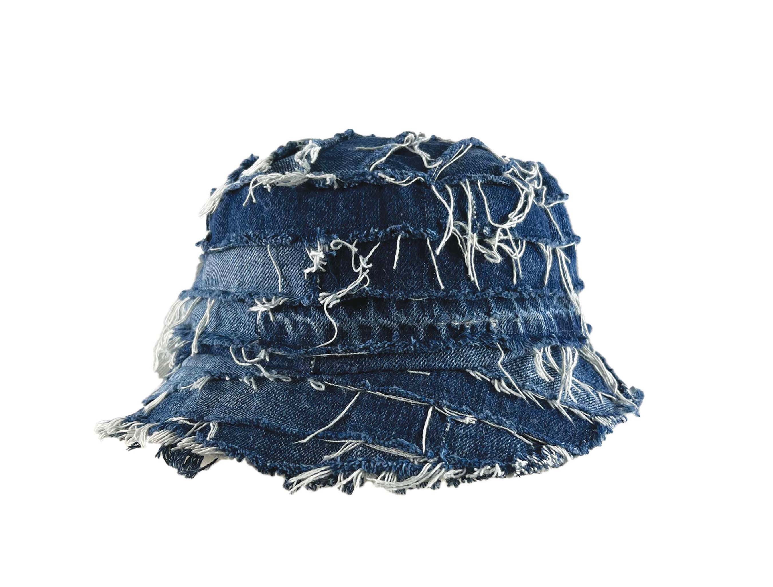 Denim Bucket Hat Mid Blue - Etsy
