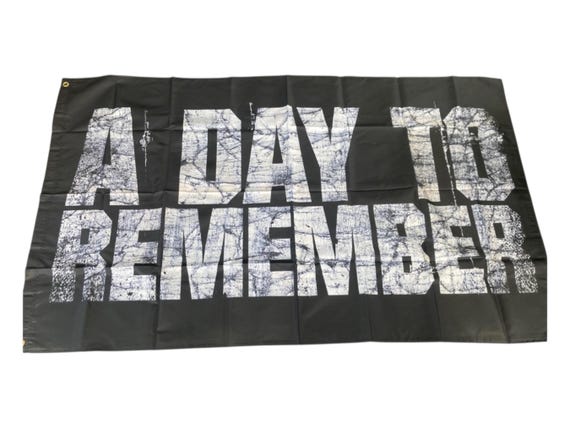 A Day to Remember Flag 3x5 Band Vinyl Shirt Tour Poster Music