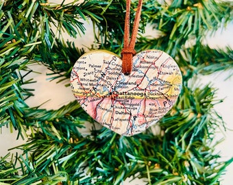 Chattanooga heart ornament