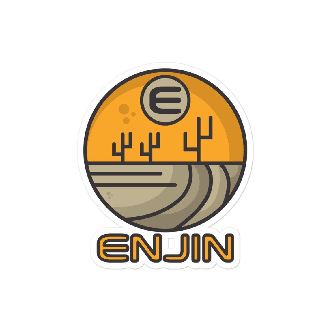 Enjin ENJ Retro Vintage Cactus Desert Crypo HODL To The ...