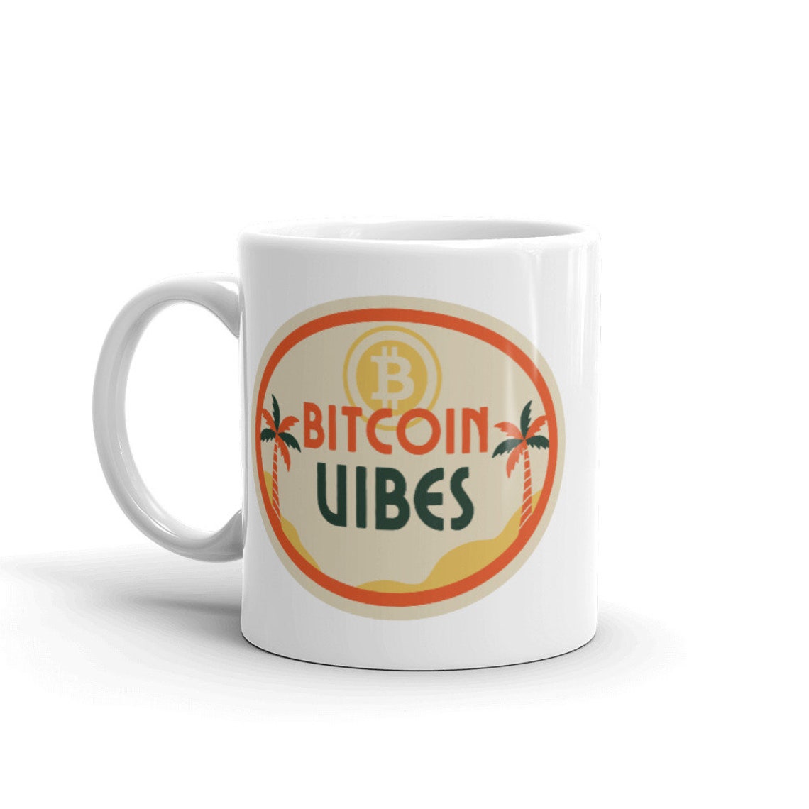 Bitcoin Beach Vibes Retro Vintage Crypo HODL To The Moon ...