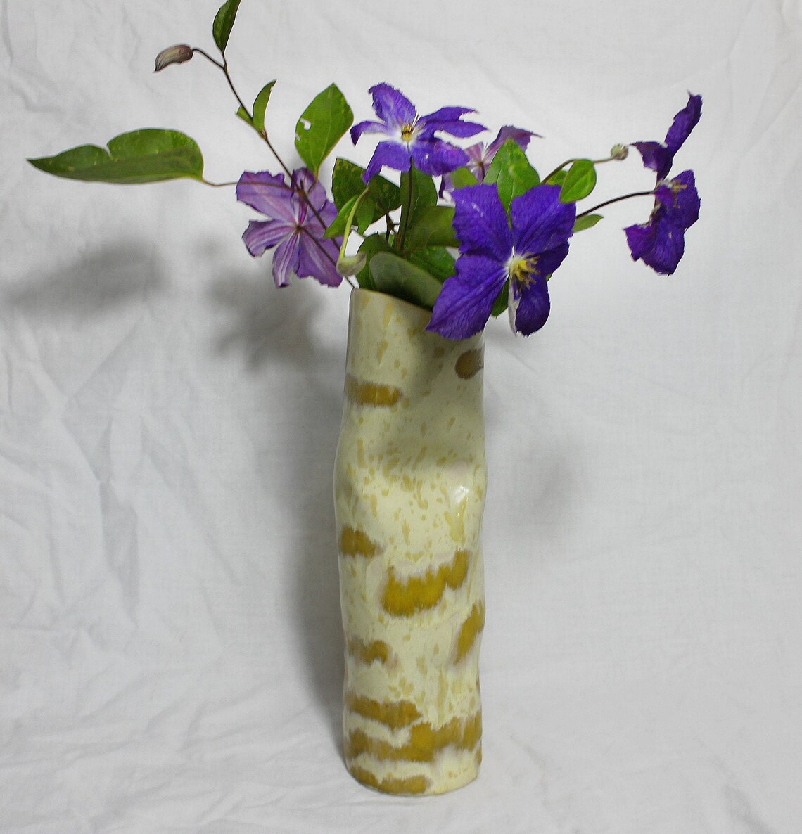 Unique handmade vase sand color / modern style / birthday gift Etsy