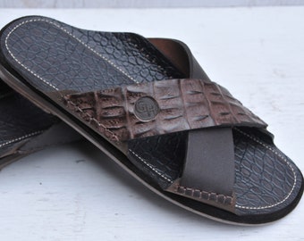 Alligator Sandals - Etsy