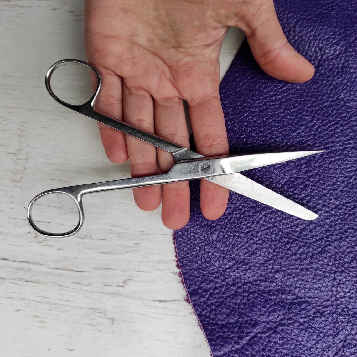 Professional Leather Scissors Thread Scissors Craft Soviet Scissors Etsy