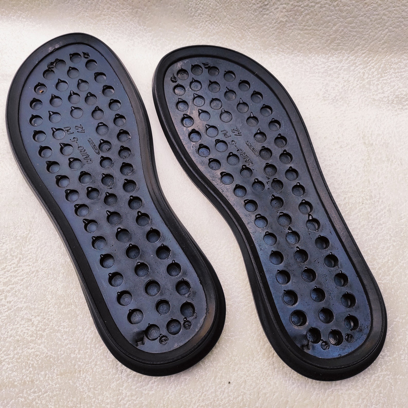 Sole for Shoes Polyurethane Soles for Shoes Outsole Black Shoe Soles