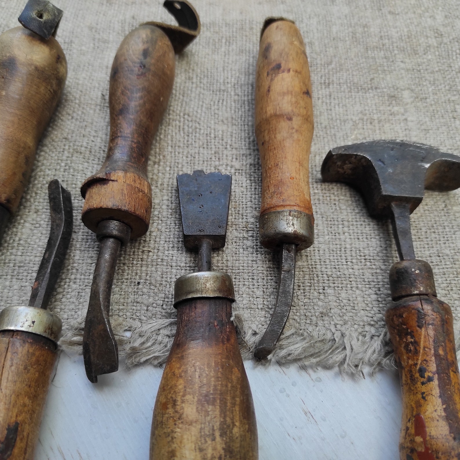Shoemaker Tool Set Soviet Cobblers Tools Set Etsy