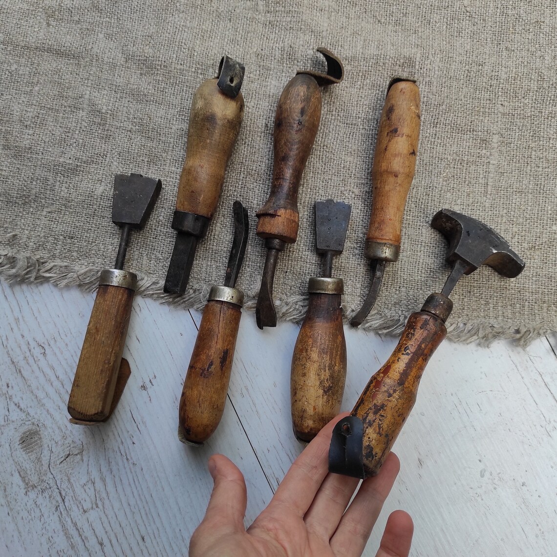 Shoemaker tool set Soviet cobblers tools set Etsy