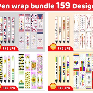 pen wrap bundle 159 design pen wraps waterslide epoxy pen