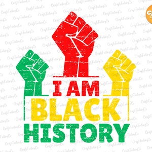 Ich bin schwarze Geschichte png, Juniteenth Shirt png, Black Power, Juniteenth Geschenk, Schwarze Kultur, Freiheit Juniteenth png Dateien für Sublimation.