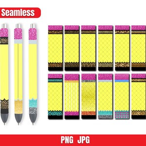 Pencil Pen Wraps png, Leopard Pen wraps, Seamless pen wrap, Epoxy pen wrap, Epoxy pen wrap png Digital file instant download.