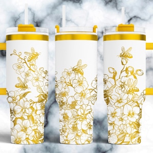 Orchid Tumbler laser engraving files, Orchid Flower 40oz tumbler wrap Seamless Designs laser Rotary engraved SVG Files.