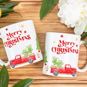 Merry christmas mug, Christmas mug png, santa mug png , Cricut mug press, 11oz, 12oz, 15oz Coffee mug Sublimation designs.