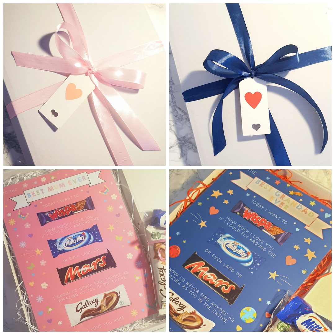 Personalised Chocolate Message Board Mum Dad Daughter Son Teacher