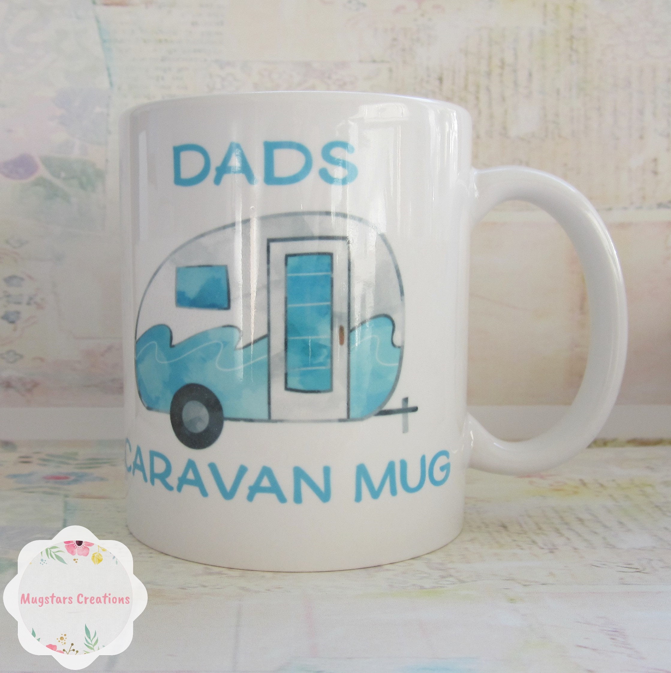 Personalised Caravan name mug Dads Caravan mug Caravan lover Etsy