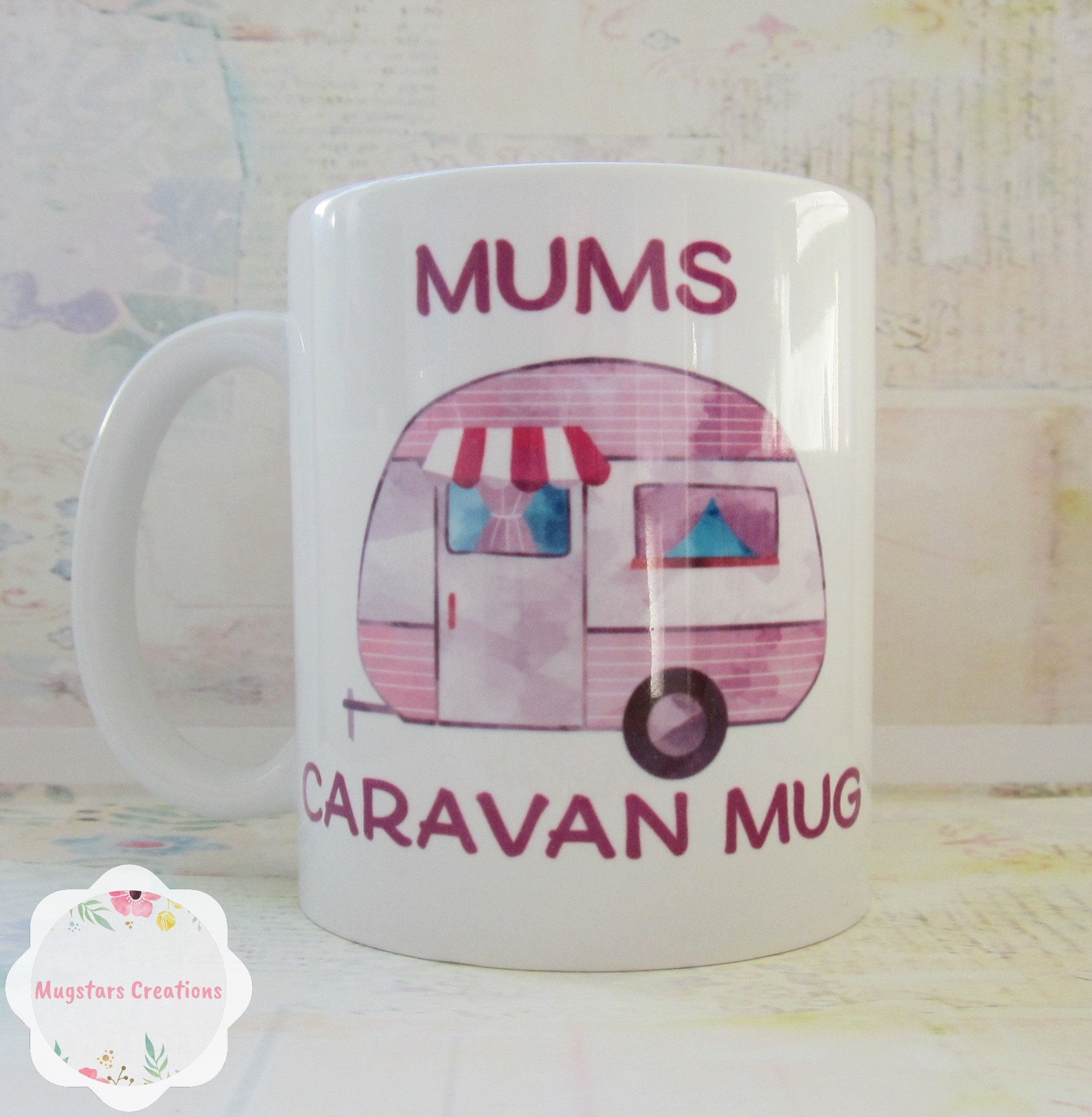 Personalised Caravan name mug Mums Caravan mug Caravan lover Etsy
