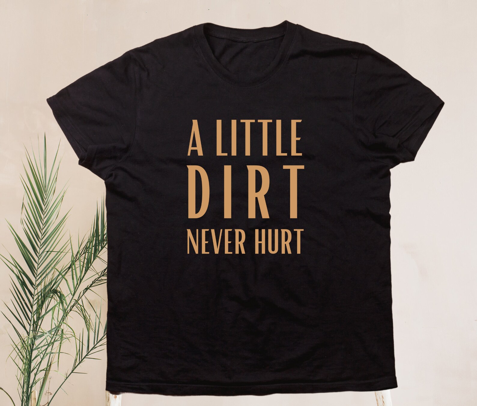 A Little Dirt Never Hurt Kid's T-Shirt Minimalist | Etsy