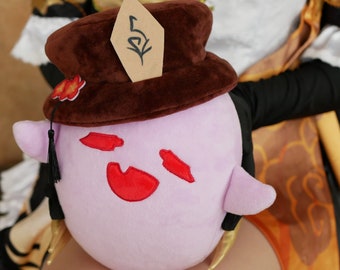 Boo Tao Plush Fan-made Genshin Impact [Hat Now Removable]