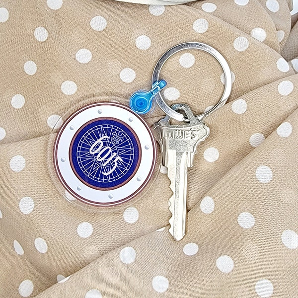 Personalized  Disney Cruise Inspired Stateroom Porthole Acrylic Keychain for Cruise Lovers | Fish Extender Gift | Adult Gift Exchange Idea