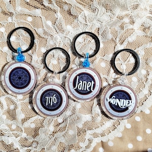 Vinyl Decal ADD-ON (NO Keychain Included): Personalize 2ND side of Disney Cruise Inspired Classic Stateroom Porthole Acrylic Keychain