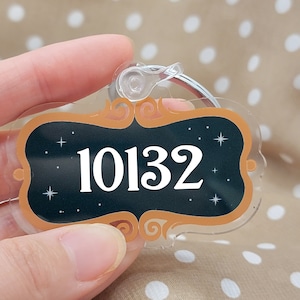 Gepersonaliseerde Disney wens geïnspireerd passagiershut nummer acryl sleutelhanger voor cruiseliefhebbers | Uniek Disney Cruise-cadeau | Vis Extender cadeau-idee