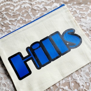 Personalisierte Canvas-Tasche für Reise Toilettenartikel | Canvas Reißverschluss Tasche für Brautparty | Personalisierte Unisex Pool Tasche oder Wickeltasche Geschenk