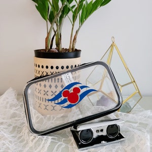Klare Hartschalen-Federmäppchen mit Reißverschluss für Disney Cruise Fish Verlängerung Geschenkbörse | Personalisiertes FE Geschenk für Cruise Fans | Brotzeittasche