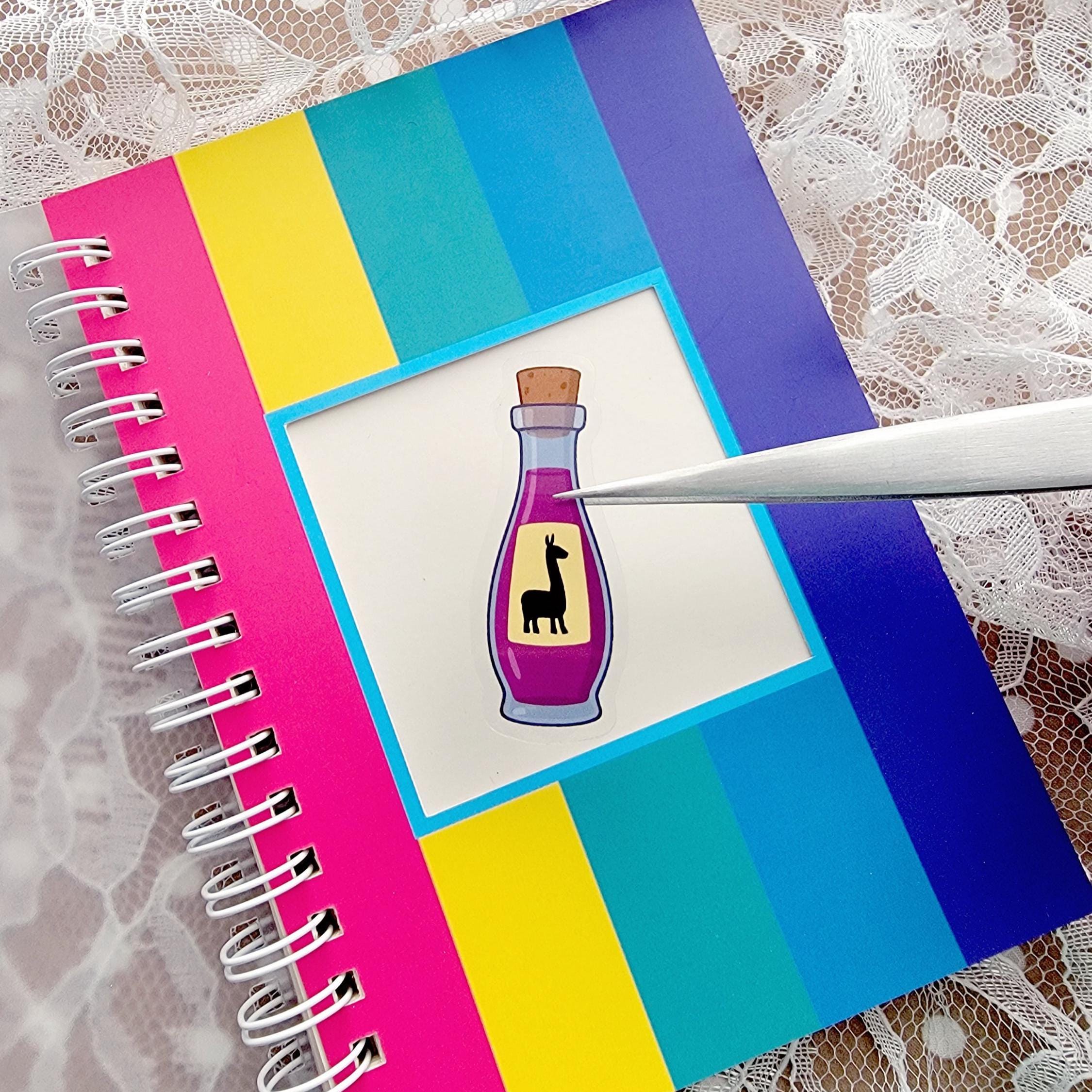 Elixir Brew Sticker Yzma's Llama Potion Extract Bottle | Kuzco's Purple Poison Sticker ...