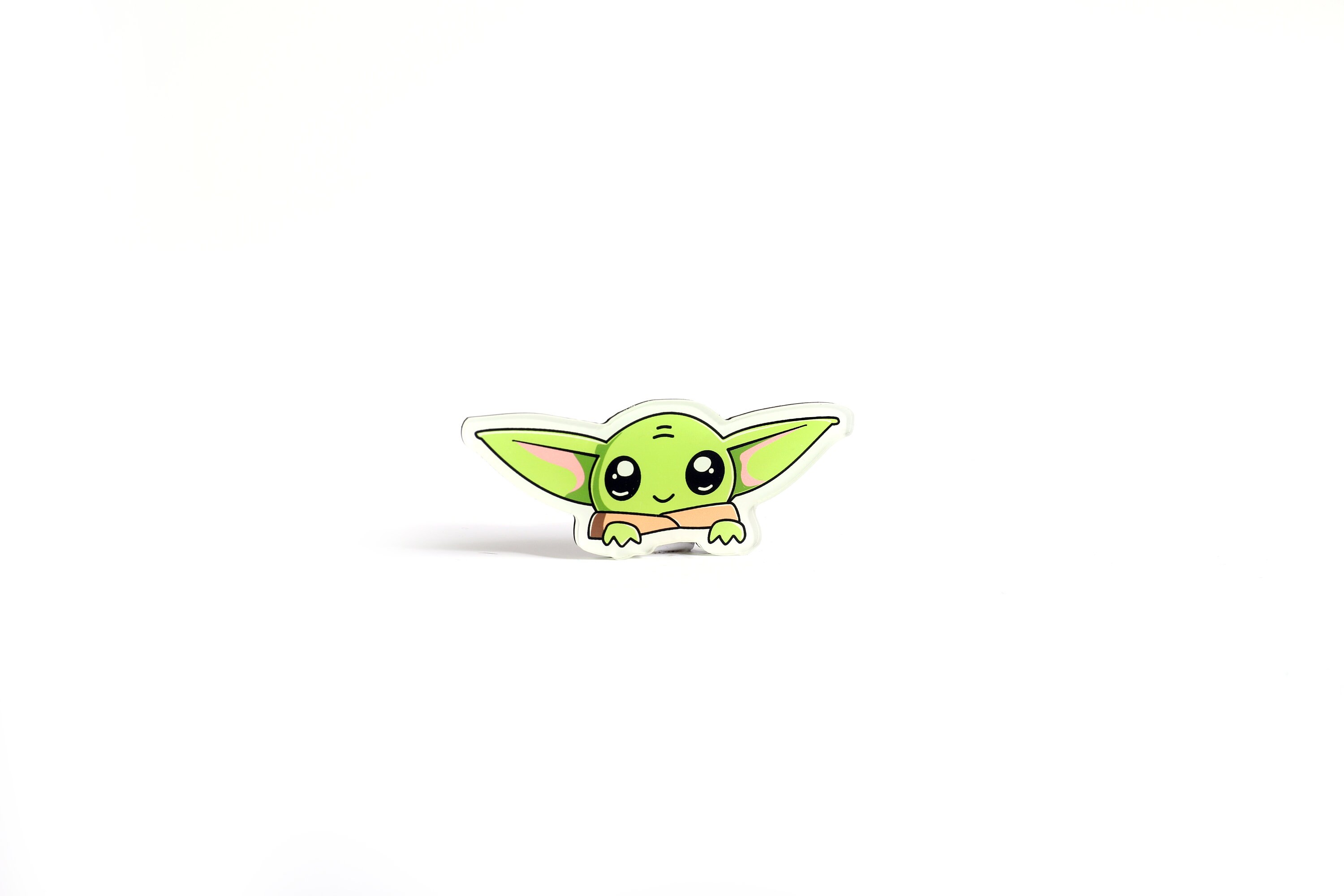 Baby Yoda Fridge for Star Wars Fans Acrylic Grogu Etsy