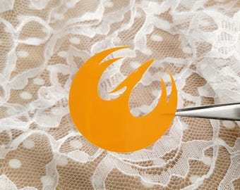 Star Wars Rebels Starbird (Phoenix) | Rebel Alliance Inspired Transparent Sticker Decal | Disney World Decal Water Bottle Cellphone