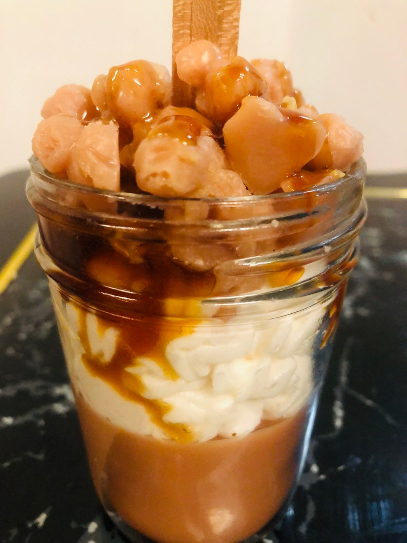 Butter Popcorn Candle Caramel Popcorn Candle Dessert Etsy