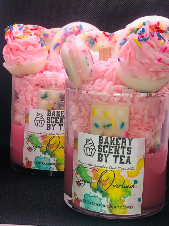 Custom Label sugar Overload 12 Oz Candle Sweet Tooth Candle Etsy