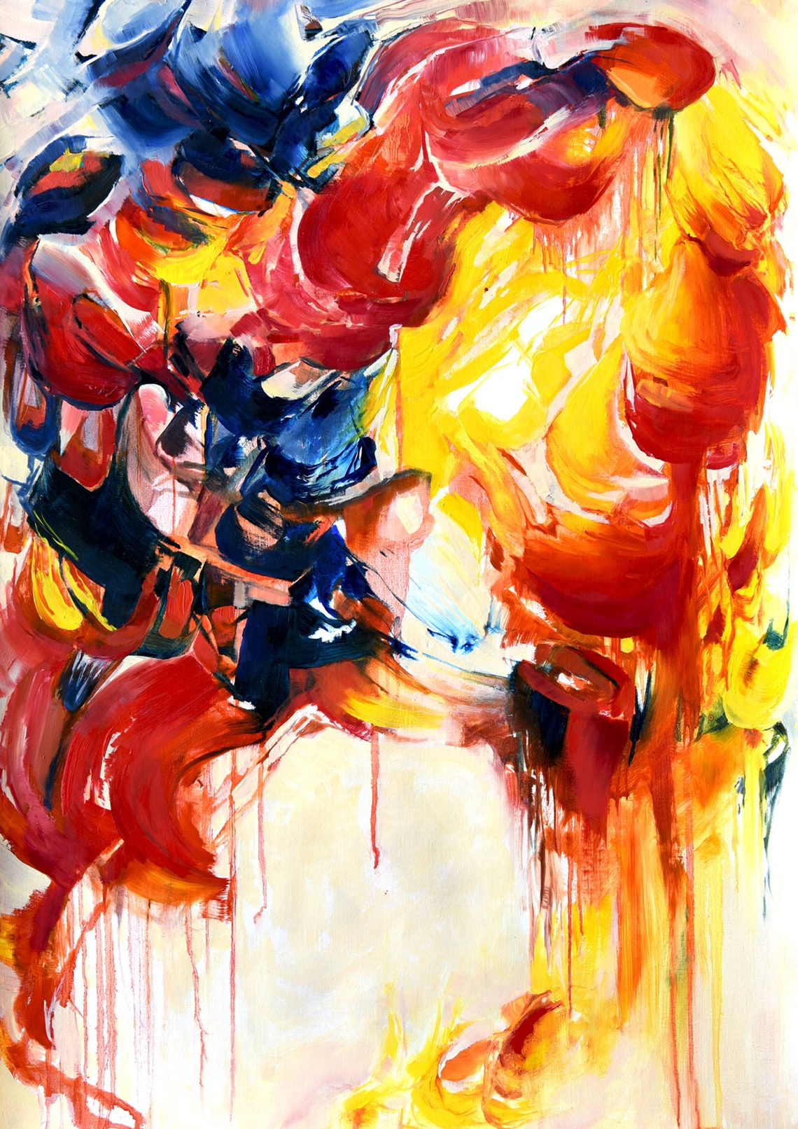 Where the Colour Rains - Original Abstract Oils Painting - Etsy
